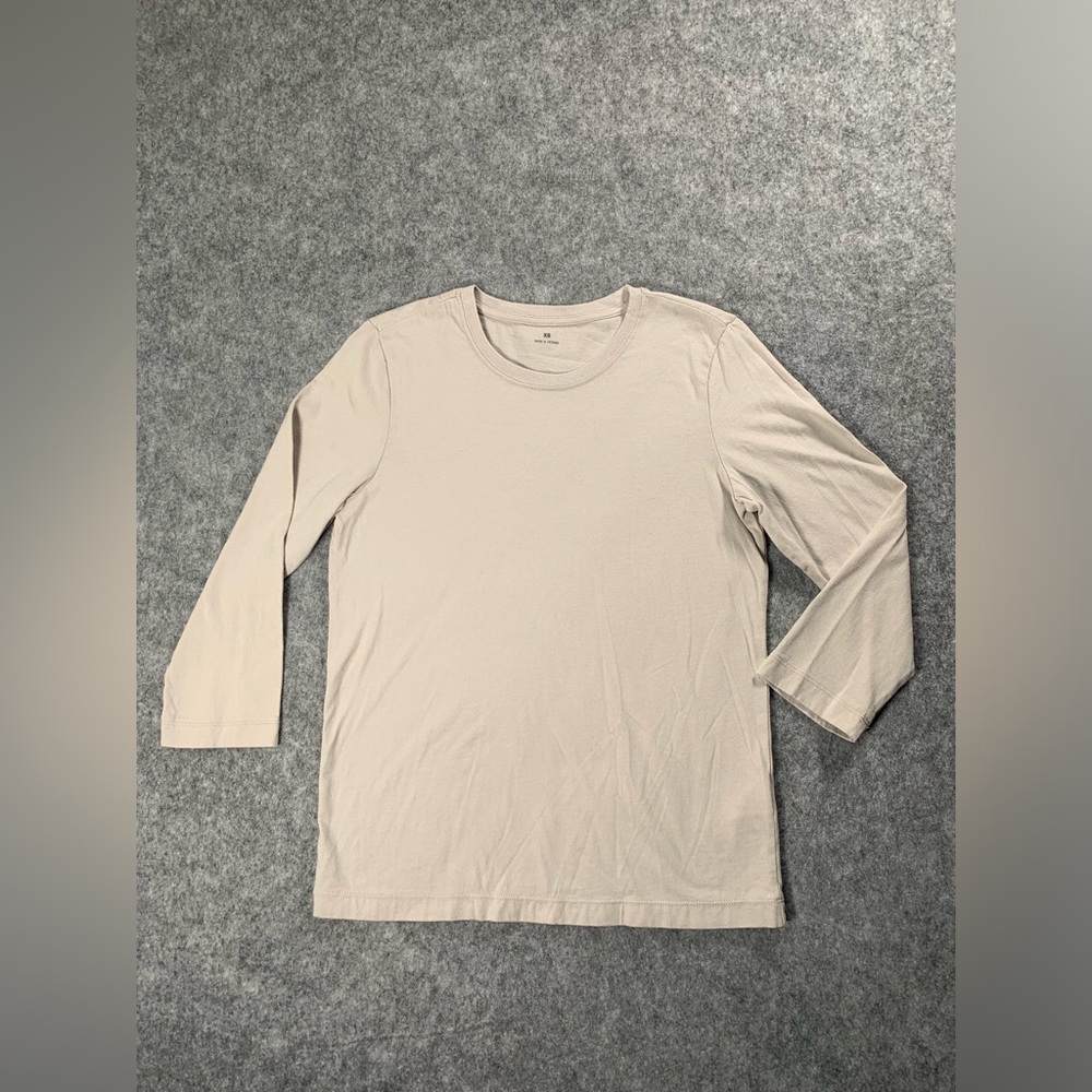 Muji Cream Women’s  Long Sleeve Top